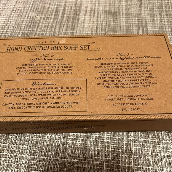 Trader Joe’s Hand Crafted Bar Soap Set - Picture 7 of 7